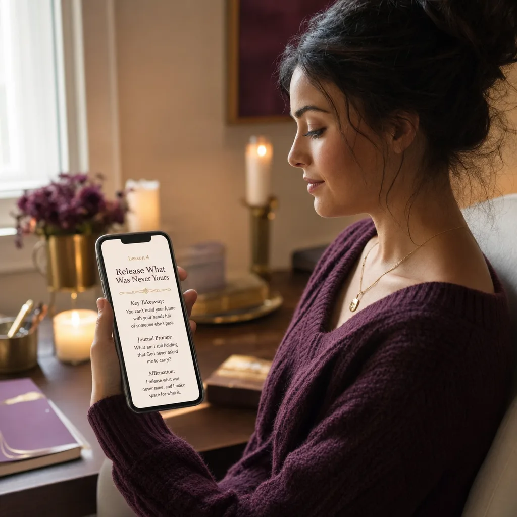 Read the lessons on your phone